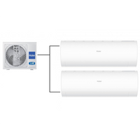 Haier Duo split pearl (2binnenunits)